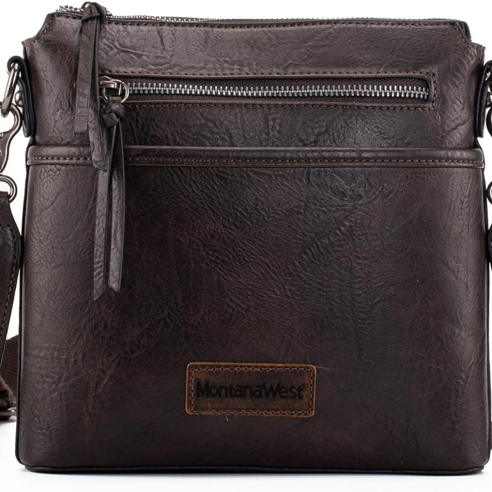 Crossbody Bag for Women Multi Pocket Cross Body Bag Purses with Guitar Strap